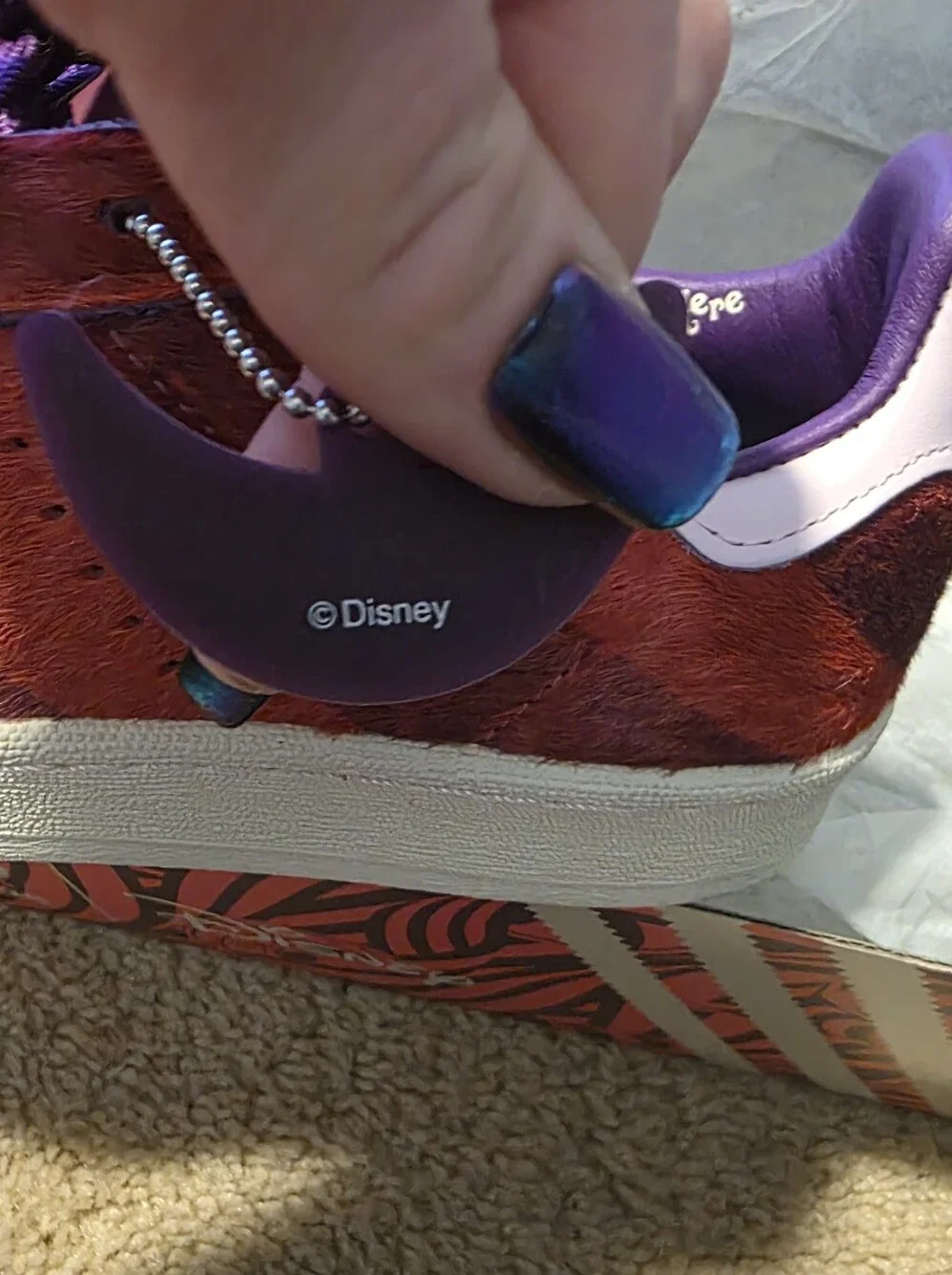 DISNEY ADIDAS CAMPUS 80S CHESHIRE CAT GX2026 SEMI POLAR PINK GLOW PURPLE ALICE